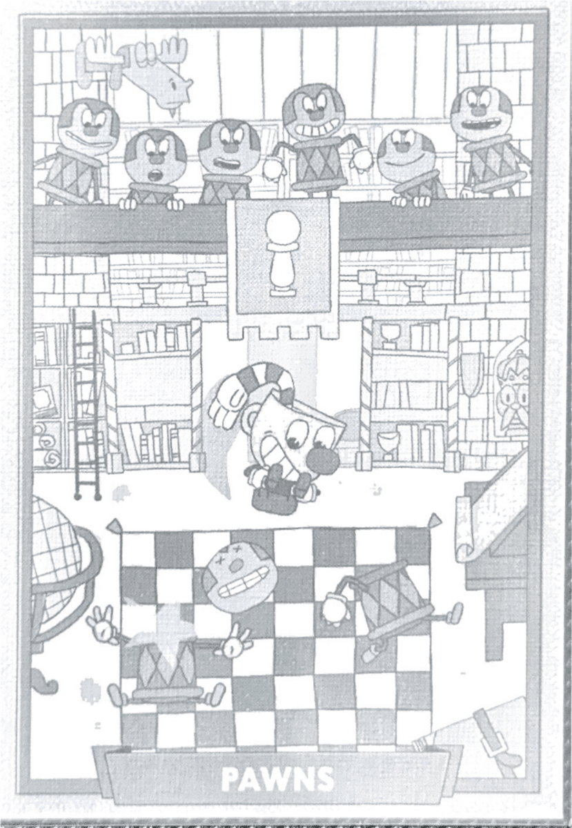 093 - Pawns - Cuphead out of the cards by Dario Moccia | BraccoTCG