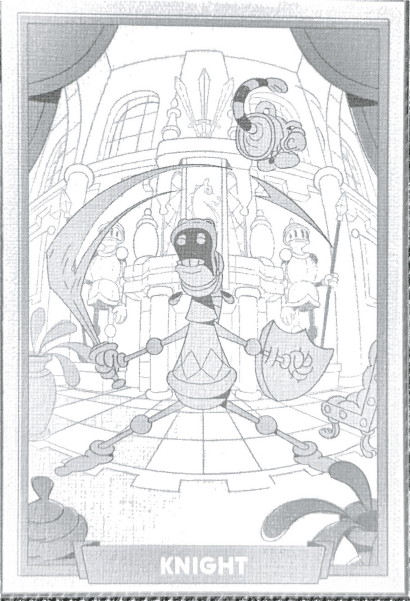094 - Knight - Cuphead out of the cards by Dario Moccia | BraccoTCG