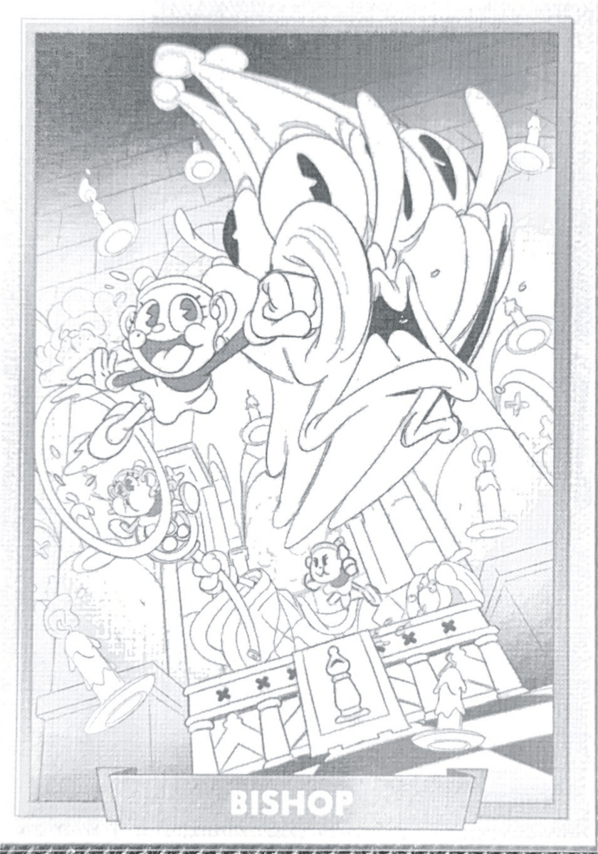 095 - Bishop - Cuphead out of the cards by Dario Moccia | BraccoTCG