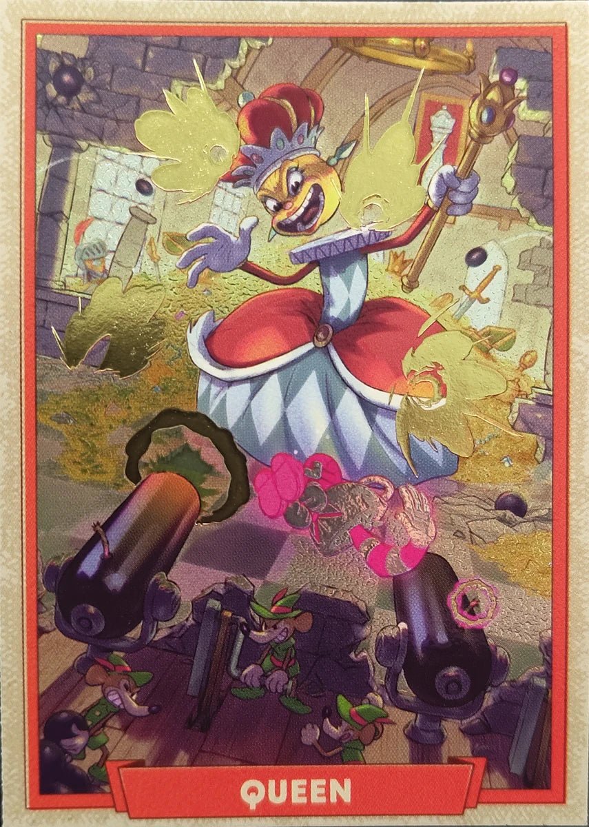097 - Queen - Cuphead out of the cards by Dario Moccia | BraccoTCG