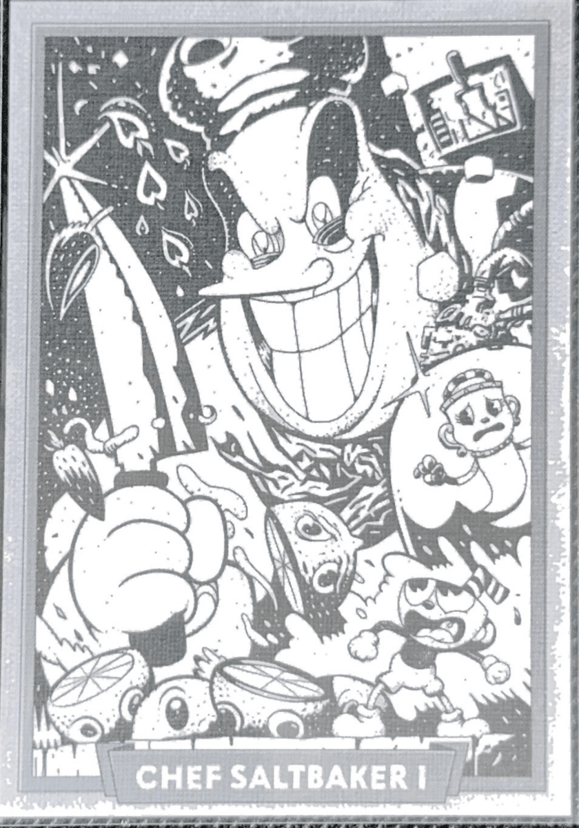 099 - Chef Saltbaker I - Cuphead out of the cards by Dario Moccia | BraccoTCG