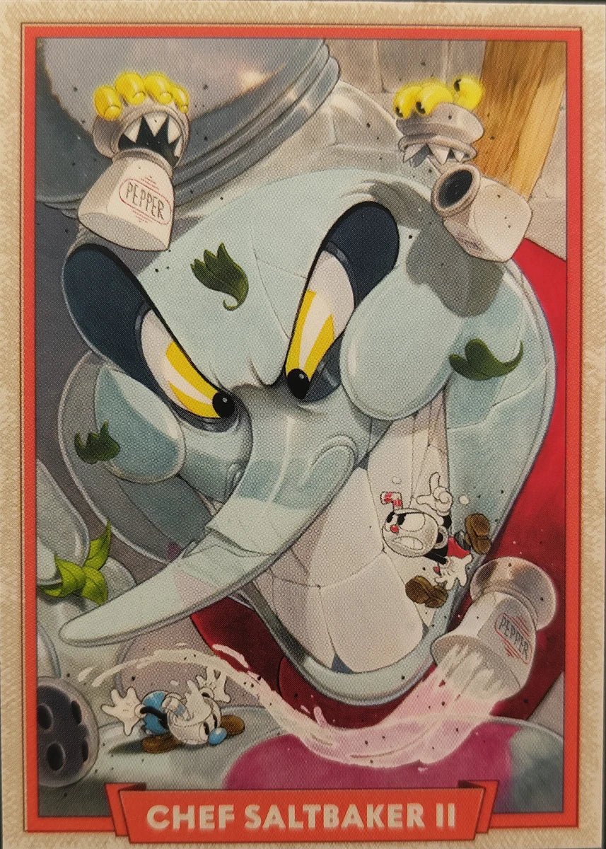 100 - Chef Saltbaker II - Cuphead out of the cards by Dario Moccia | BraccoTCG
