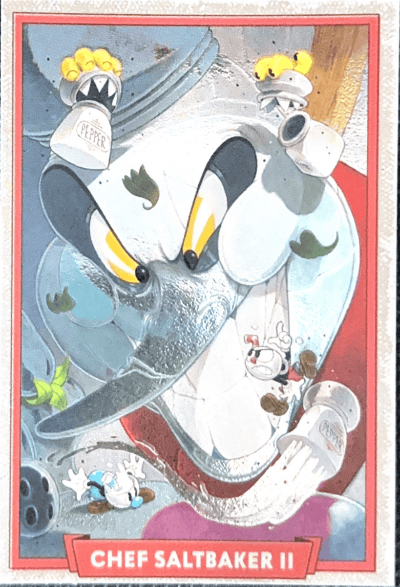 100 - Chef Saltbaker II - Cuphead out of the cards by Dario Moccia | BraccoTCG