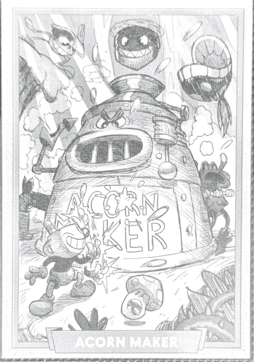 104 - Acorn Maker - Cuphead out of the cards by Dario Moccia | BraccoTCG
