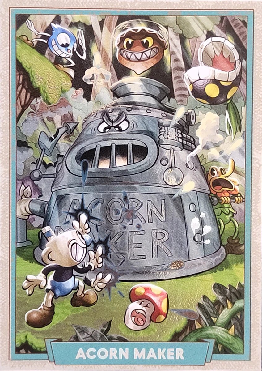 104 - Acorn Maker - Cuphead out of the cards by Dario Moccia | BraccoTCG