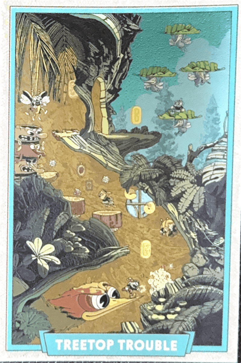 105 - Treetop Trouble - Cuphead out of the cards by Dario Moccia | BraccoTCG