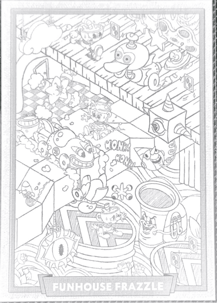 107 - Funhouse Frazzle - Cuphead out of the cards by Dario Moccia | BraccoTCG
