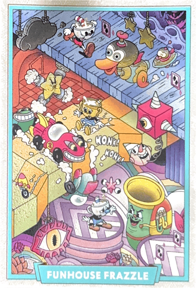 107 - Funhouse Frazzle - Cuphead out of the cards by Dario Moccia | BraccoTCG