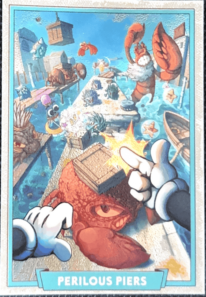 111 - Perilous Piers - Cuphead out of the cards by Dario Moccia | BraccoTCG