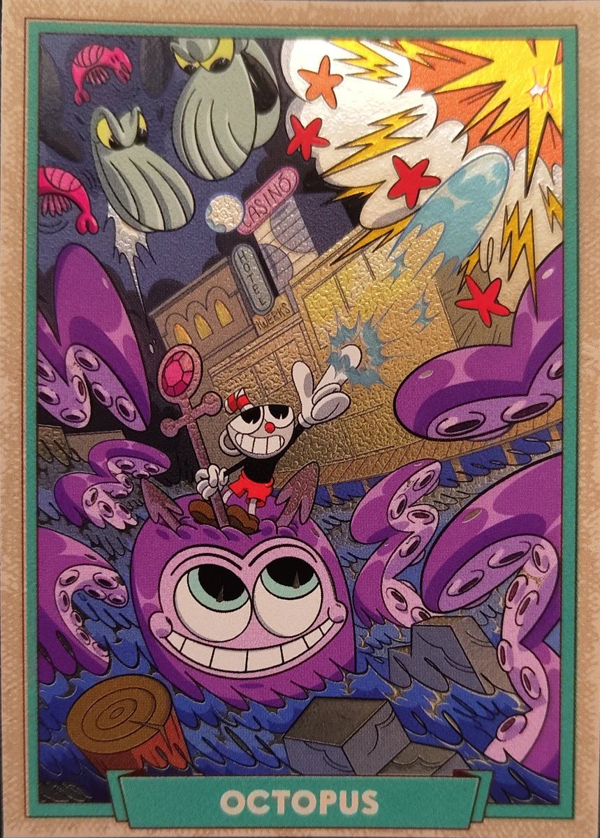 112 - Octopus - Cuphead out of the cards by Dario Moccia | BraccoTCG