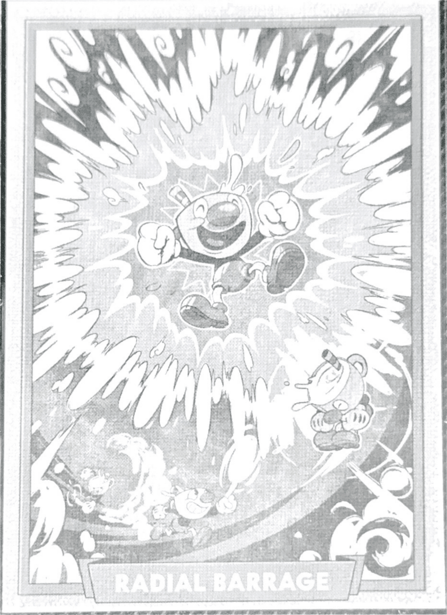 119 - Radial Barrage - Cuphead out of the cards by Dario Moccia | BraccoTCG