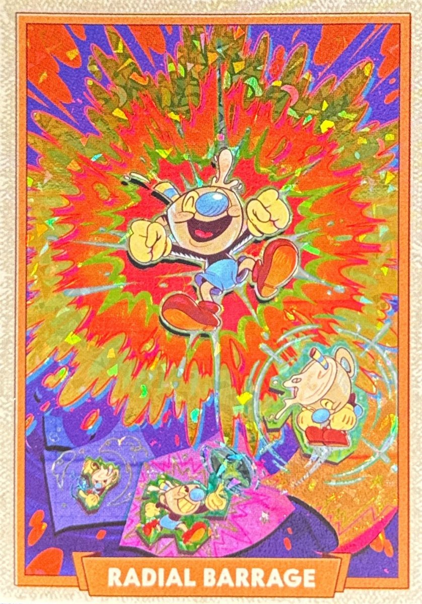 119 - Radial Barrage - Cuphead out of the cards by Dario Moccia | BraccoTCG