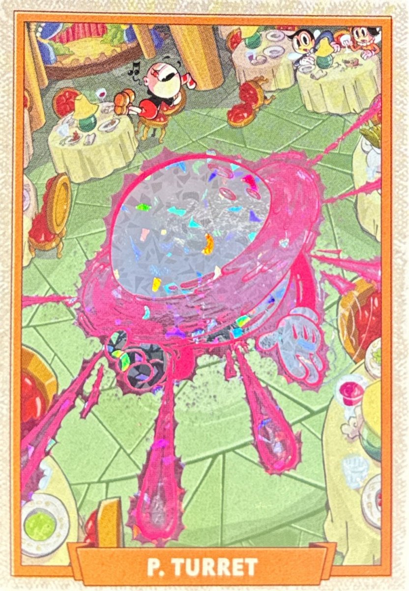 121 - P. Turret - Cuphead out of the cards by Dario Moccia | BraccoTCG