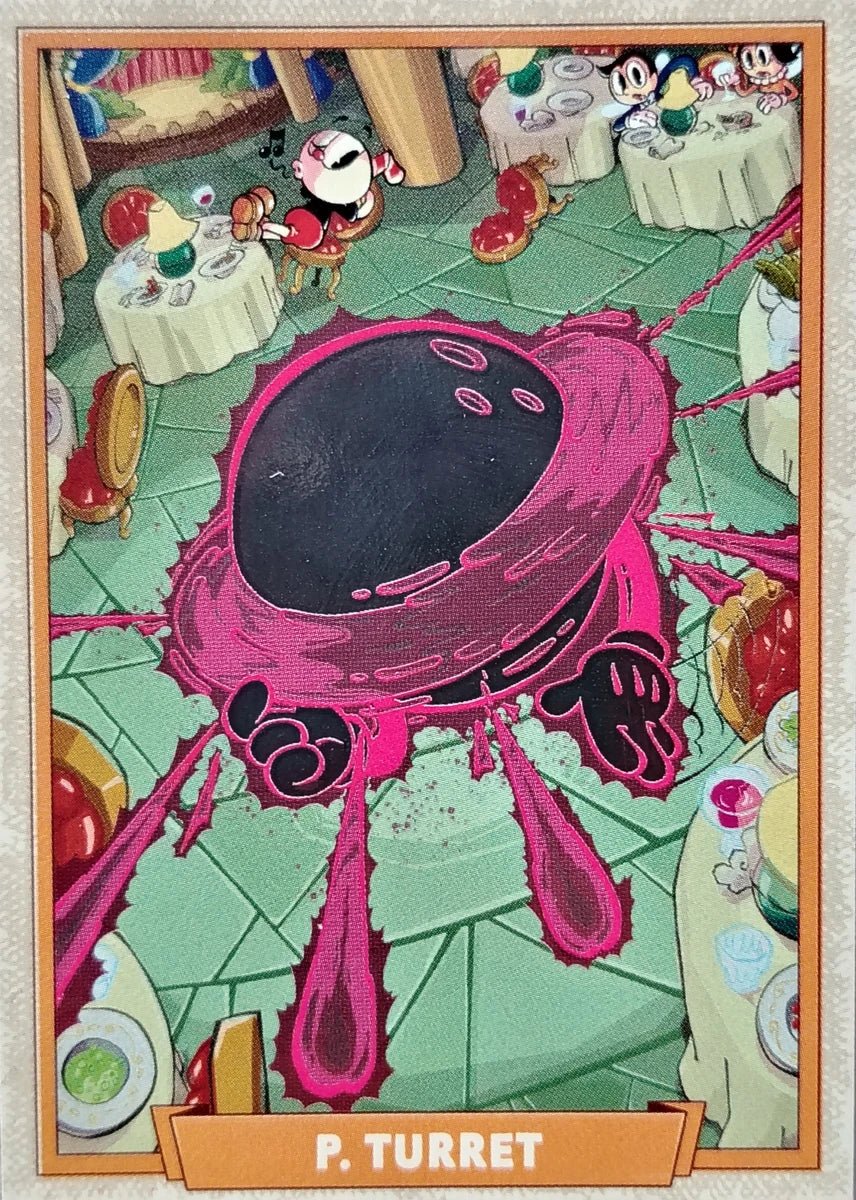 121 - P. Turret - Cuphead out of the cards by Dario Moccia | BraccoTCG