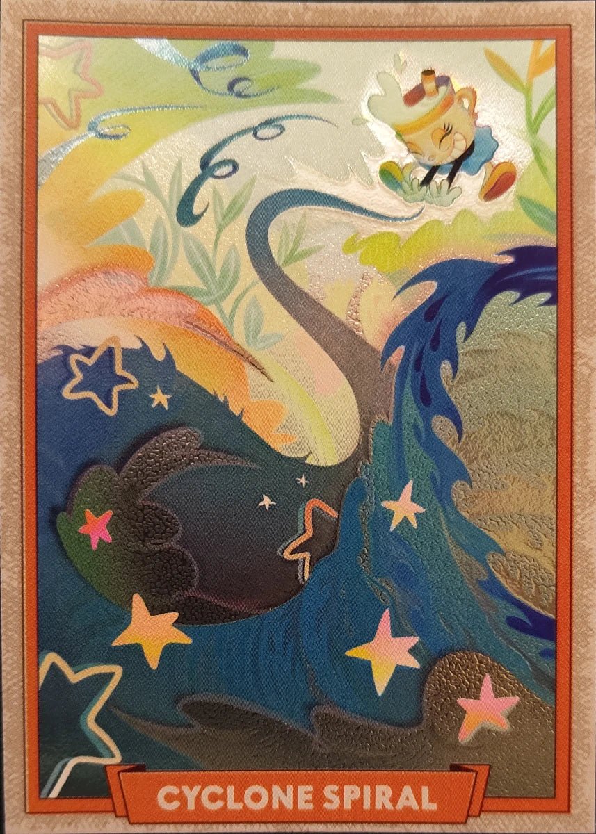 123 - Cyclone Spiral - Cuphead out of the cards by Dario Moccia | BraccoTCG