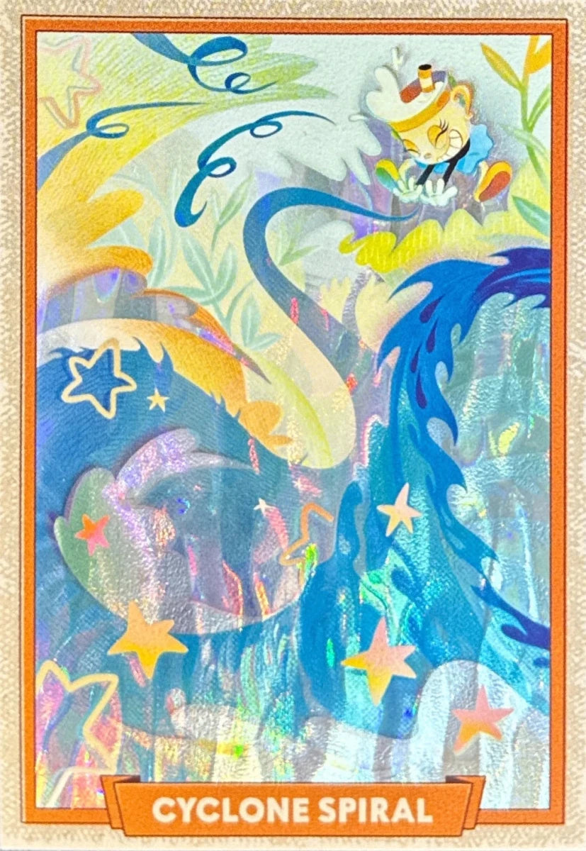 123 - Cyclone Spiral - Cuphead out of the cards by Dario Moccia | BraccoTCG