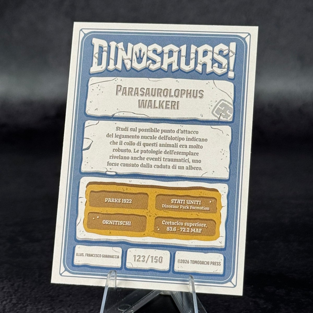 123 | PARASAUROLOPHUS WALKERI by Francesco Guarnaccia | BraccoTCG