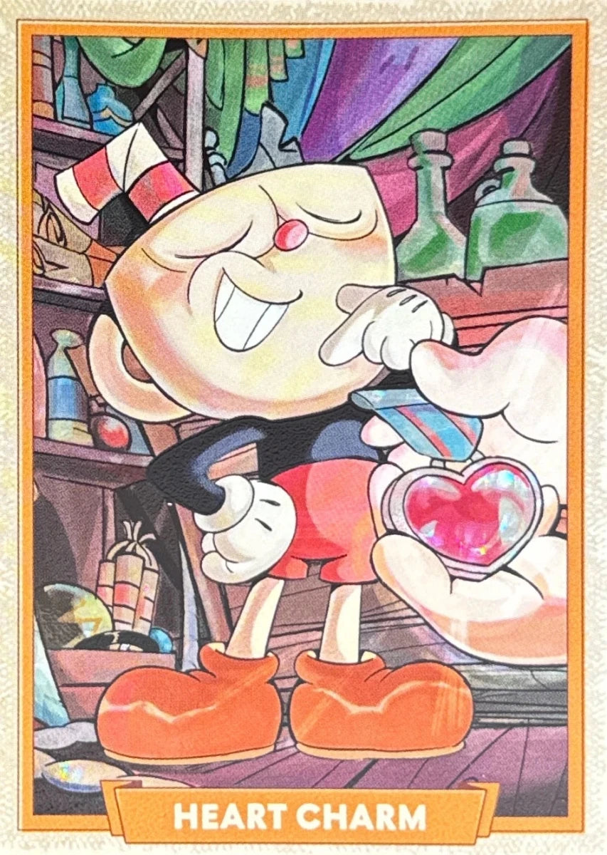 124 - Heart Charm - Cuphead out of the cards by Dario Moccia | BraccoTCG