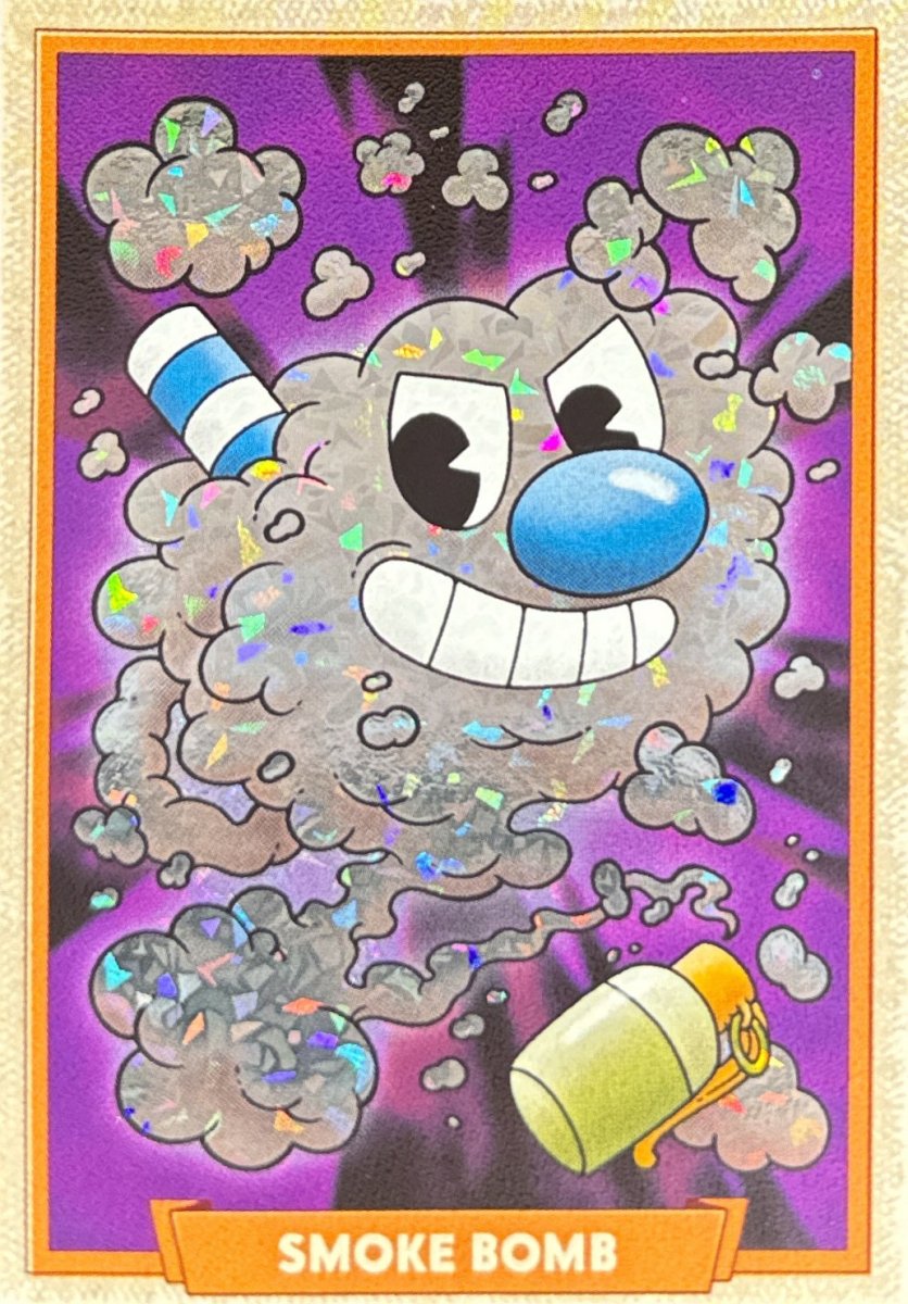 127 - Smoke Bomb - Cuphead out of the cards by Dario Moccia | BraccoTCG