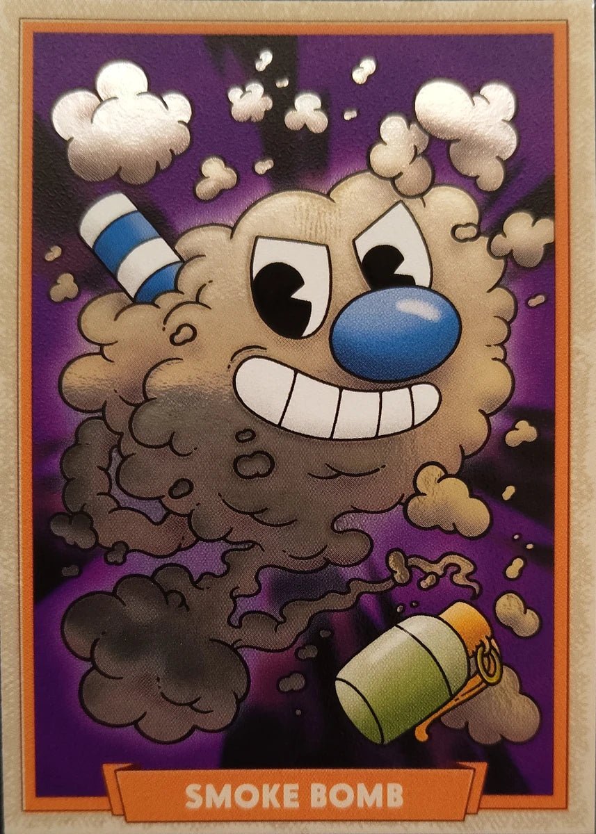 127 - Smoke Bomb - Cuphead out of the cards by Dario Moccia | BraccoTCG
