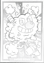 127 - Smoke Bomb - Cuphead out of the cards by Dario Moccia | BraccoTCG