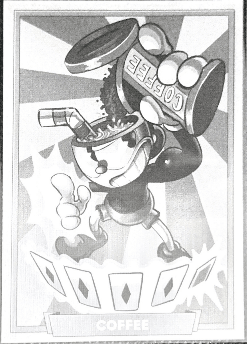 129 - Coffee - Cuphead out of the cards by Dario Moccia | BraccoTCG