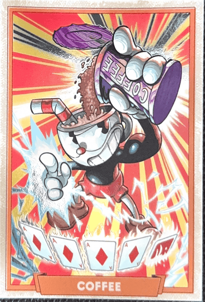 129 - Coffee - Cuphead out of the cards by Dario Moccia | BraccoTCG