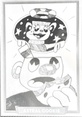 131 - Astral Cookie - Cuphead out of the cards by Dario Moccia | BraccoTCG