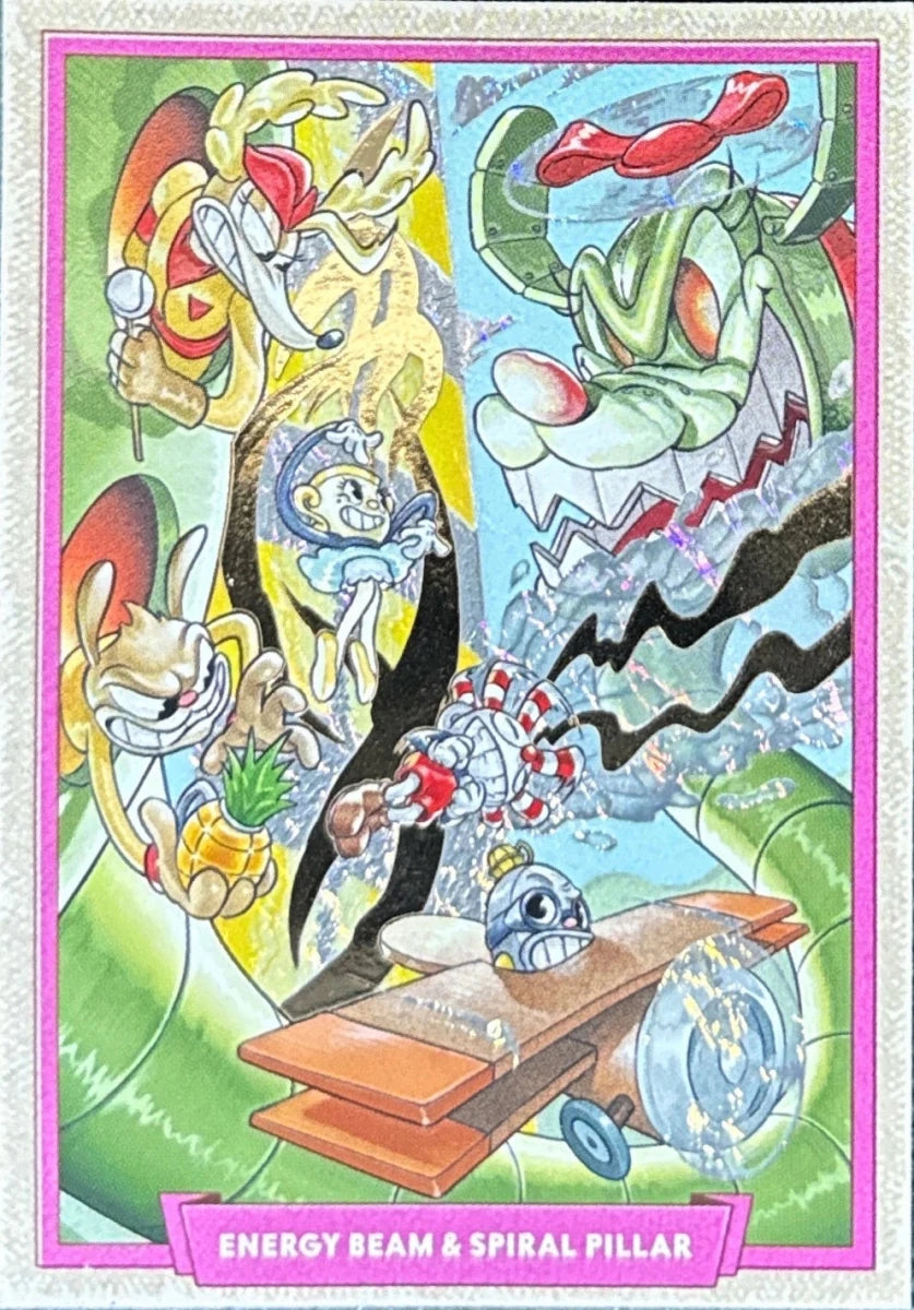 133 - Energy Beam & Spiral Pillar - Cuphead out of the cards by Dario Moccia | BraccoTCG