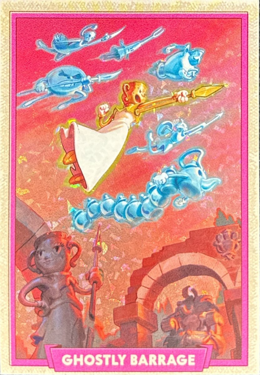 137 - Ghostly Barrage - Cuphead out of the cards by Dario Moccia | BraccoTCG