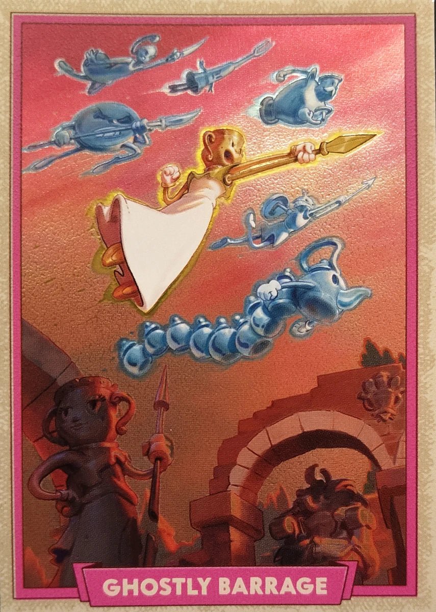 137 - Ghostly Barrage - Cuphead out of the cards by Dario Moccia | BraccoTCG