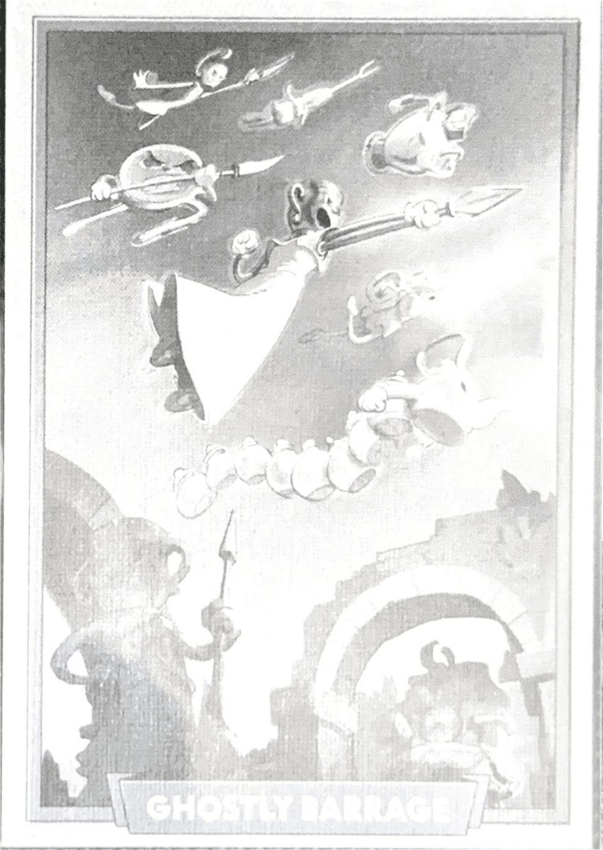 137 - Ghostly Barrage - Cuphead out of the cards by Dario Moccia | BraccoTCG