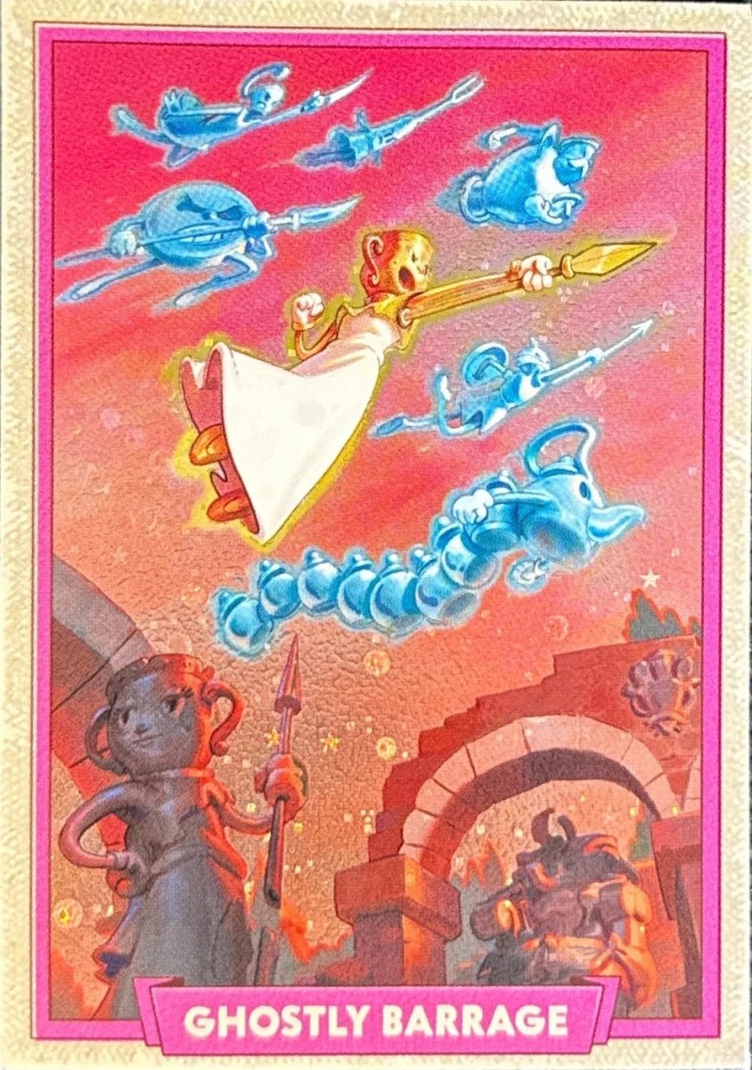 137 - Ghostly Barrage - Cuphead out of the cards by Dario Moccia | BraccoTCG