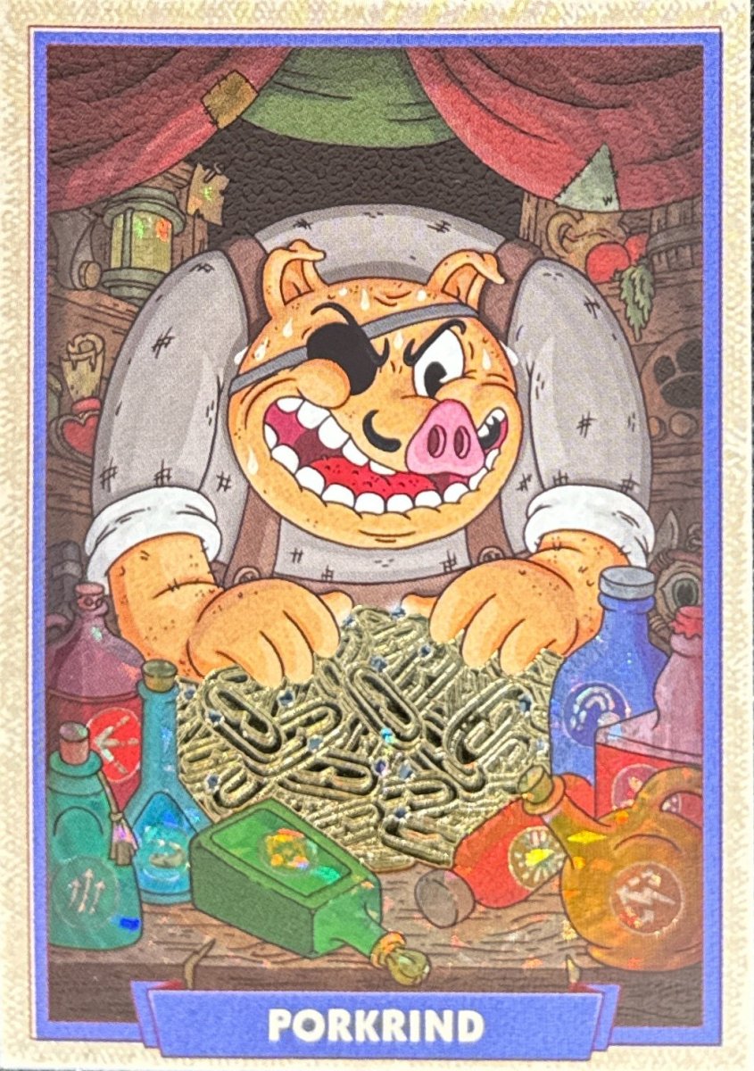 139 - Porkrind - Cuphead out of the cards by Dario Moccia | BraccoTCG