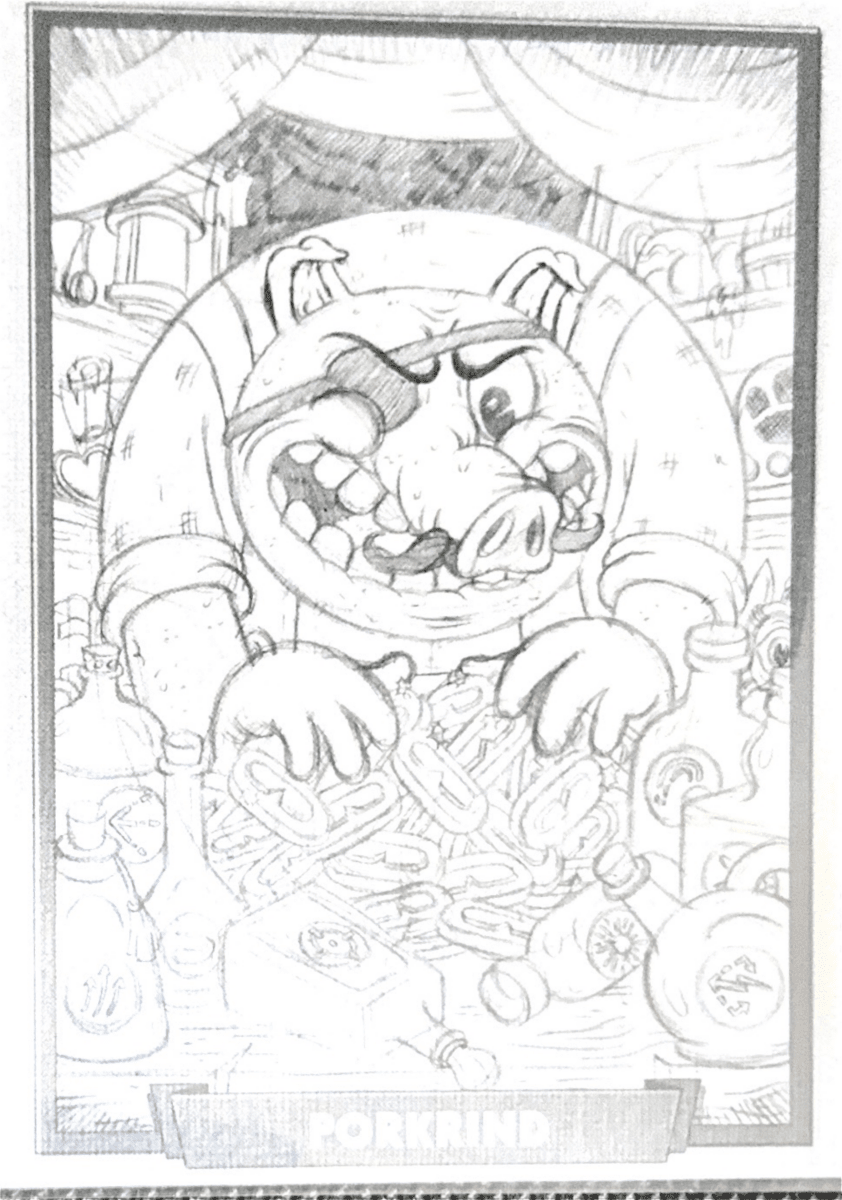 139 - Porkrind - Cuphead out of the cards by Dario Moccia | BraccoTCG