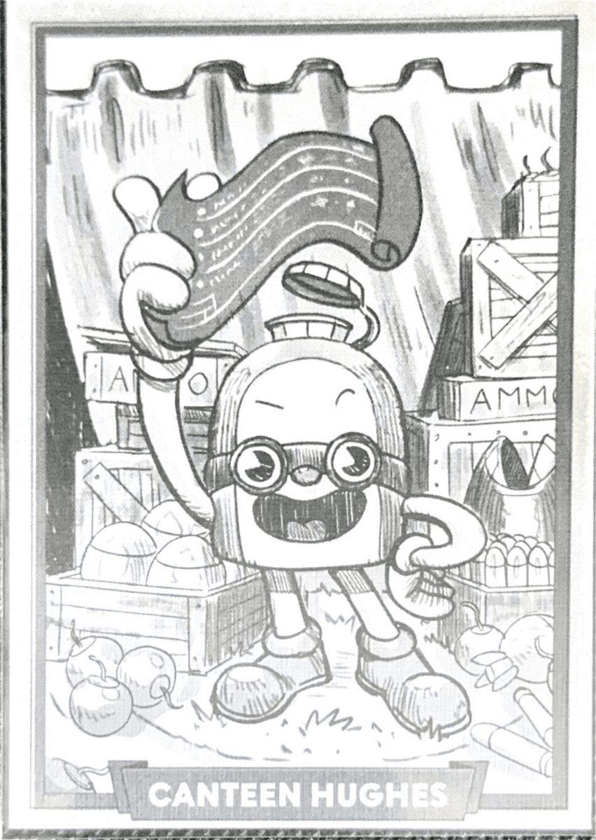 144 - Canteen Hughes - Cuphead out of the cards by Dario Moccia | BraccoTCG