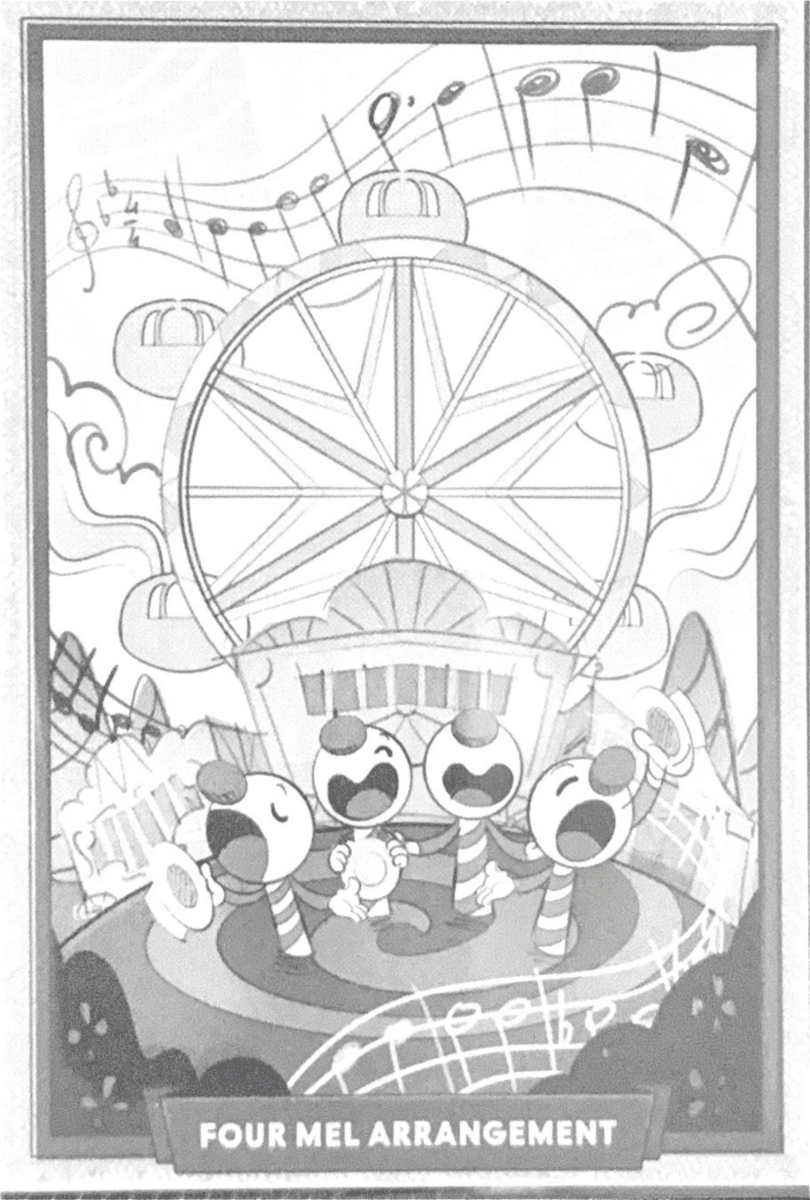 146 - Four Mel Arrangement - Cuphead out of the cards by Dario Moccia | BraccoTCG