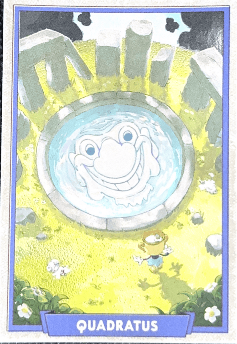 147 - Quadratus - Cuphead out of the cards by Dario Moccia | BraccoTCG