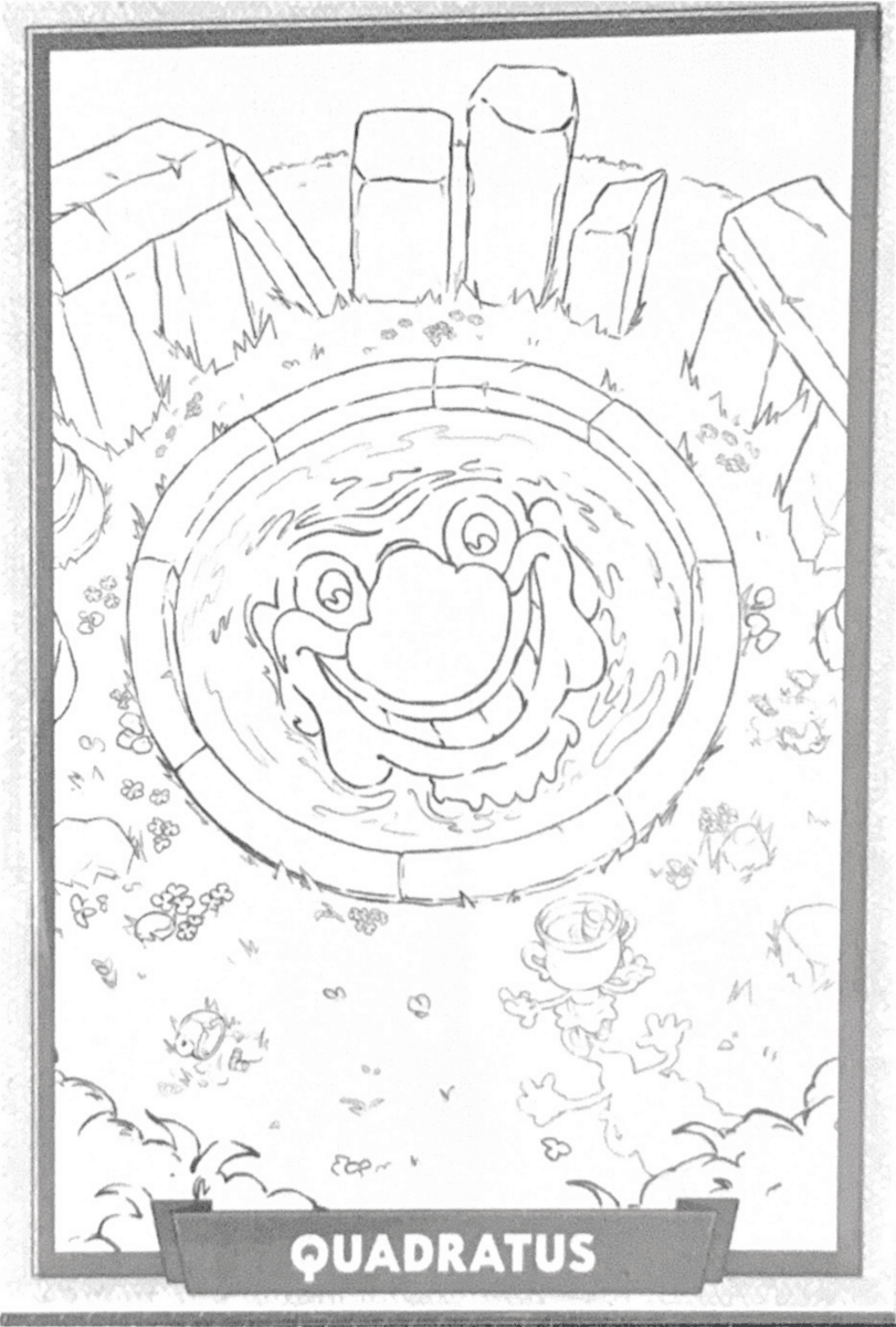 147 - Quadratus - Cuphead out of the cards by Dario Moccia | BraccoTCG