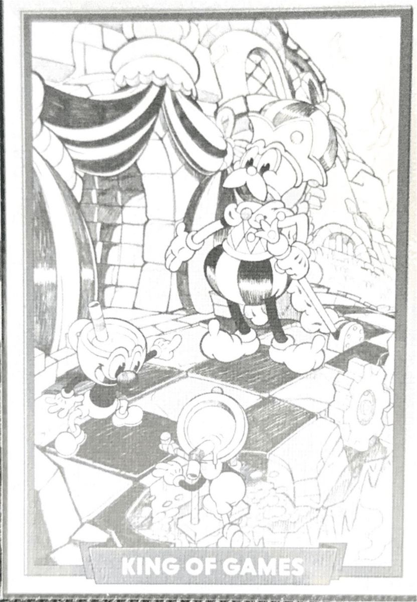 156 - King of Games - Cuphead out of the cards by Dario Moccia | BraccoTCG