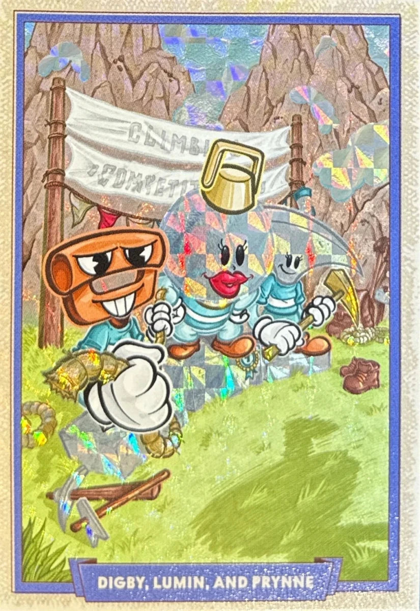 158 - Digby, Lumin, and Prynne - Cuphead out of the cards by Dario Moccia | BraccoTCG