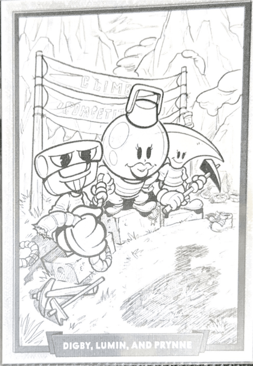 158 - Digby, Lumin, and Prynne - Cuphead out of the cards by Dario Moccia | BraccoTCG