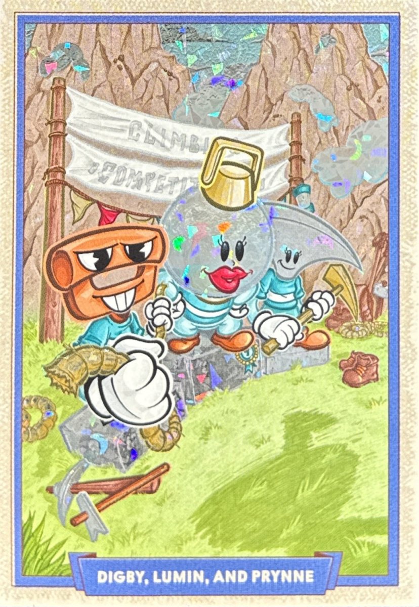 158 - Digby, Lumin, and Prynne - Cuphead out of the cards by Dario Moccia | BraccoTCG