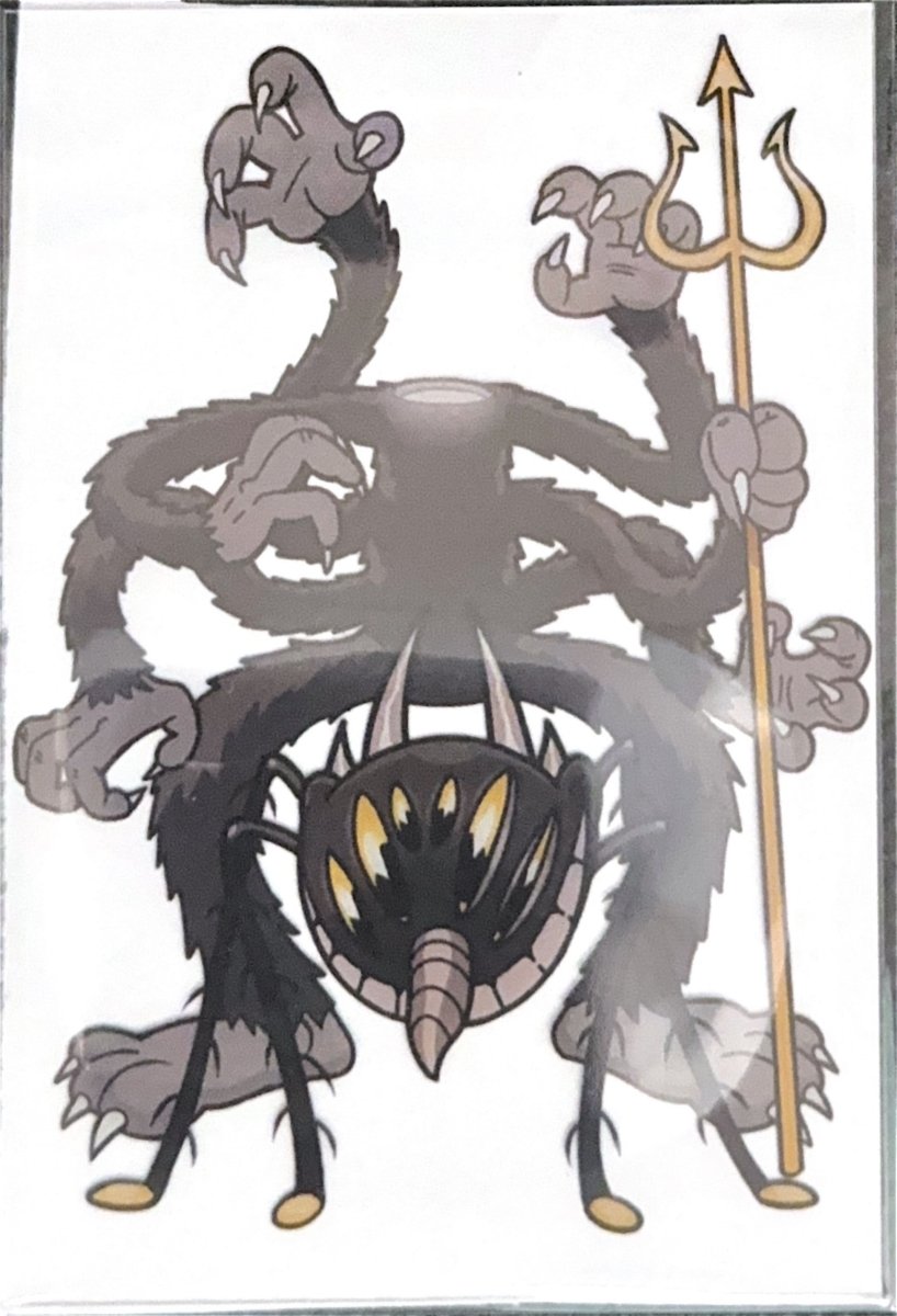 C6b. The Devil - Spider - Cuphead out of the cards by Dario Moccia | BraccoTCG
