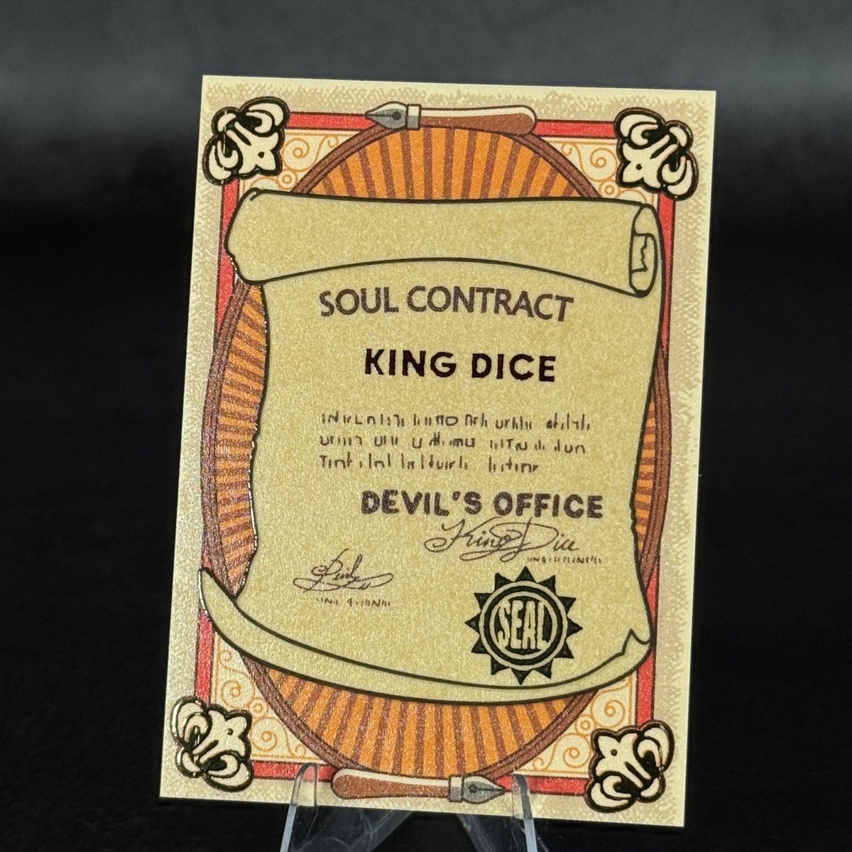 Contract King Dice | BraccoTCG