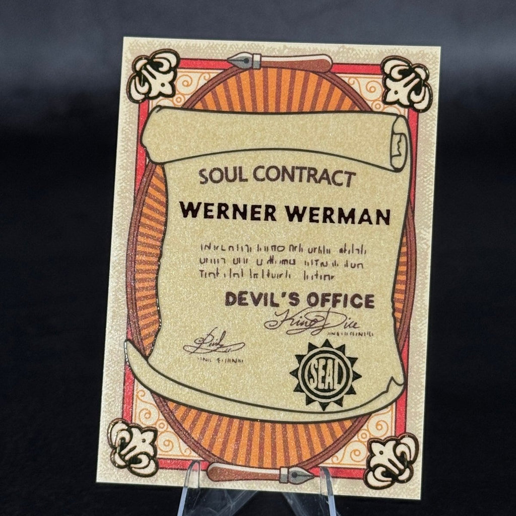 Contract Werner werman | BraccoTCG